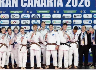 Judoistka Nastja Drakšič Koštomaj z dragocenimi izkušnjami in zgodovinskim ekipnim bronom na evropskem prvenstvu
