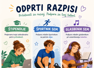 Zveza prijateljev mladine Slovenije odpira razpise in štipendije za podporo otrokom in mladim v šolskem letu 2026/2027 Odprti razpisi ZPMS za štipendije in športni sklad Domžale.