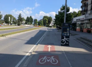 DBajk in nevarne kolesarske poti v Domžalah
