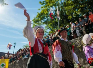 53. Dnevi narodnih noš sklenjeni z veliko povorko in več tisoč obiskovalci