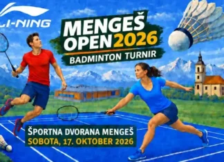 12. Li-Ning Mengeš Open 2026 ter 1. mladinski Li-Ning turnir v sezoni 2026/27